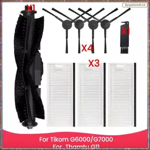Bộ lọc bàn chải bên bàn chải chính cho G6000 / G7000, cho các bộ phận thay thế máy hút bụi Robot G11