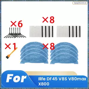 23 Chiếc Cho DF45 V8S V80max X800 Robot Hút Bụi Phần Thay Thế Lọc Bên Bàn Chải Rag