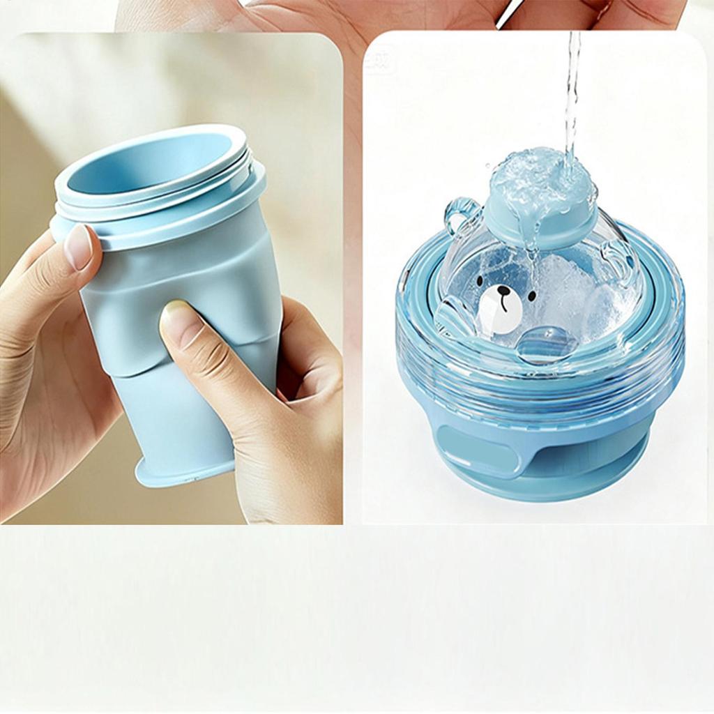 Khuôn Làm Đá 325ml Di Động Có Thể Tái Sử Dụng Có Thể Gập Lại Máy Làm Bóng Đá Khuôn Cho Đảng Cuộc Sống Hàng Ngày Bể Bơi Nhà Bếp Dã Ngoại mueadsyvn