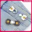 JASMINE 1 Nút Thắt Lưng Cho Nữ Váy Quần Jean Có Thể Điều Chỉnh Eo Kẹp Kim Loại Chân Quần Áo Phụ Kiện JASMINE