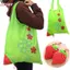 HFSHY Dâu Túi Mua Sắm Thân Thiện Với Môi Trường Có Thể Gập Lại Polyester Túi Đựng Hàng Tạp Hóa Đeo Vai Có Thể Tái Sử Dụng Người Mua Sắm Túi Vải Nhà Thơ Totes VN
