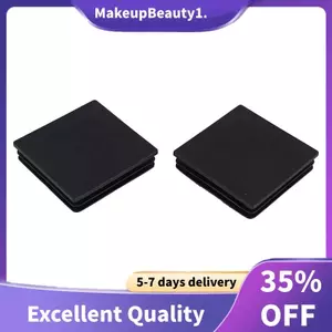 100mm x 100mm Nhựa Gân Vuông Nắp Nắp Ống Chèn 2 Chiếc