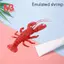 Mô hình tôm hùm giả lớn 12 x 5 inch để trang trí động vật biển nhân tạo phân tán