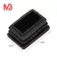 20 Chiếc Nhựa Hình Chữ Nhật Cuối Nắp 30mm x 20mm Ống Ren Chèn Chân Cao Su