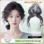 MONOSTYLE Kẹp Trong Nổ, Len Mỏng Kết Cấu Xoăn Tóc Con Người Nổ, Ren Vô Hình Đế Handmade Thụy Sĩ Ren Hairline Tóc Hói