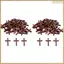 200 Chiếc Chữ Thập Bằng Gỗ Mini, Cho Bỏ Túi Cầu Nguyện Thủ Công Mặt Dây Chuyền Nhỏ Quyến Rũ Trứng Phục Sinh Chất Làm Đầy Cho Lễ Phục Sinh Quà Tặng Cơ Đốc Nhân