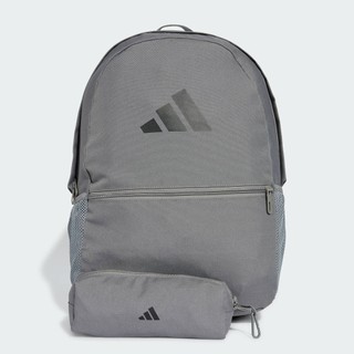 adidas Lifestyle Backpack With Pencil Case Unisex Grey JD3092