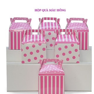 Hộp quà sinh nhật nhiều màu SET 6 cái