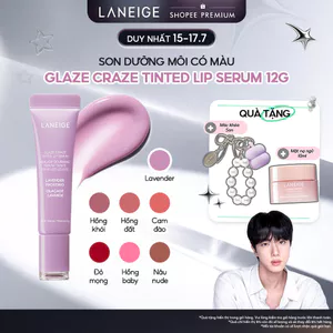 Son Dưỡng Có Màu, Môi Căng Bóng Rạng Rỡ Laneige Glaze Craze Tinted Lip Serum 12G