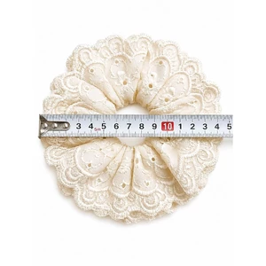 Cột Tóc Ren 13cm Scrunchie Nữ Co Giãn Nhẹ Nhàng Phong Cách Hàn Quốc