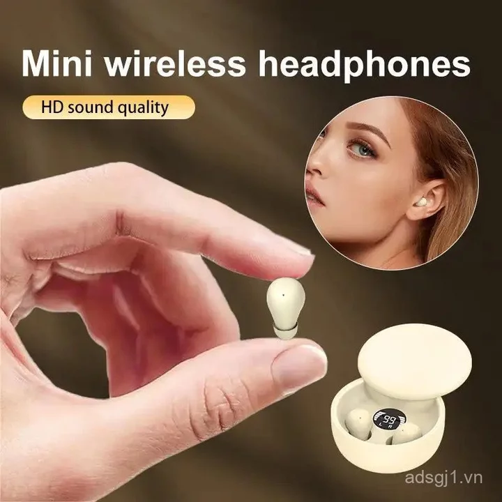 Tai nghe Bluetooth vô hình MSHUKCini5.4True Tai nghe nhét tai không dây Âm thanh thể thao Tai nghe không dây Bluetooth Tai nghe khử tiếng ồn Tai nghe chơi game