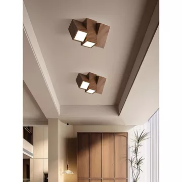 Đèn không có đèn chính, đèn trần phòng ngủ, đèn trần phòng ngủ, đèn trần phòng ngủ, đèn hành lang màu hạt dẻ cổ, đèn hàn