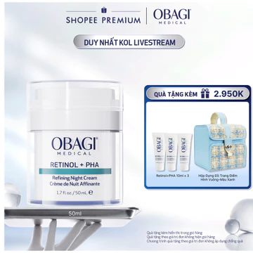 [Obagi - Lucie] Kem Dưỡng Làm Mới Và Duy Trì Độ Tươi Trẻ Làn Da Ban Đêm Obagi Medical Retinol + PHA (50ml)