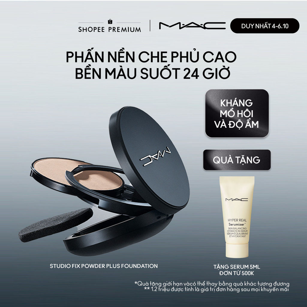 Phấn nền 2 trong 1 MAC Studio Fix Powder Plus Foundation | Sự kết hợp giữa kem nền và phấn phủ, kiểm soát dầu suốt 12H