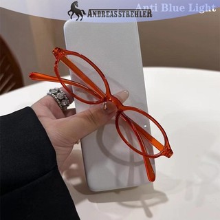 Onetimingfine Retro Khung Nhỏ Bé Gái Kính Mắt Phong Cách Thời Trang Retro Hình Bầu Dục Kính Mắt Nữ Trang Trí Máy Tính Chống Xanh Kính Mắt VN