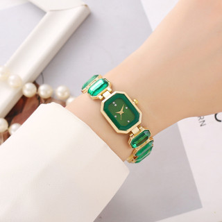 Đồng Hồ Nữ Thời Trang Cao Cấp Mặt Lục Giác Dây Đá Nhiều Màu Sang Trọng – DH47