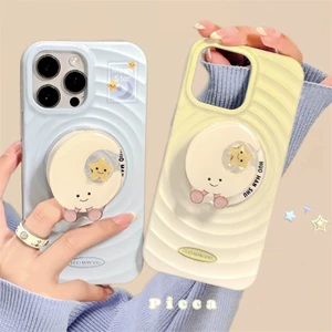 Giá đỡ điện thoại từ tính xoay ngôi sao mặt trăng Hàn Quốc cho giá đỡ hộp sạc không dây iPhone