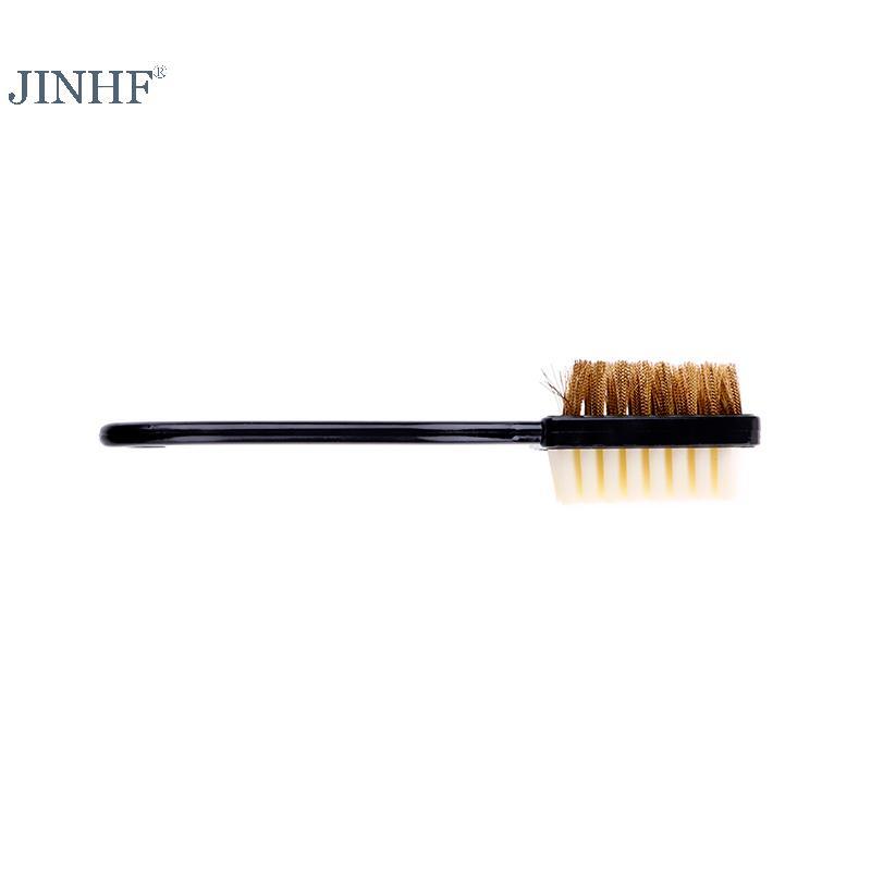 Bàn chải làm sạch 2 mặt JINHF Tẩy cao su Phù hợp cho giày da lộn Boot Cleaner HOT