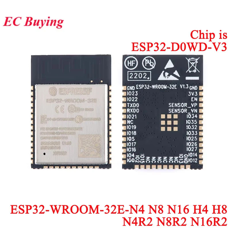 Module ESP32 WROOM 32 Wi‑Fi & BLE mạnh mẽ