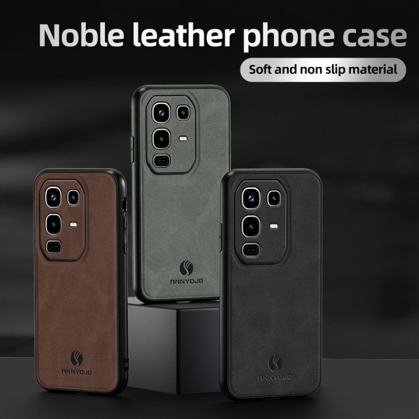 Ốp điện thoại Trơn Mờ Cho Infinix Note 50x X6857B Note 50s X6870 Note 50 Pro X6855 Ốp điện thoại Tích Hợp Tấm Nam Châm Da PU Ốp điện thoại Cứng Mờ Cho Infinix Note 50 X6658