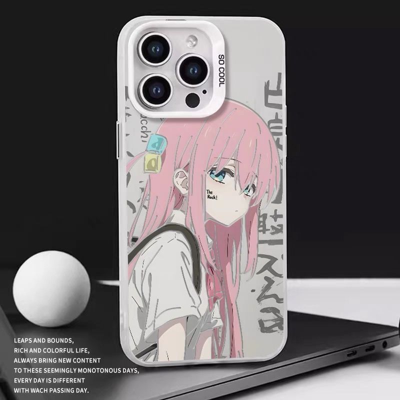 Ốp lưng Anime Bocchi The Rock dễ thương cho Redmi A5 A3 A2 A1 Note 12 11 10 8 Plus Pro MAX 10S 12S POCO C61 Ốp lưng IMD Laser cứng mờ