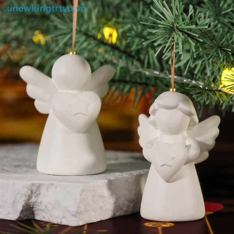 Unewtyu Trái Tim Thiên Thần Silicon Thơm Nến Khuôn DIY Cô Gái Điêu Khắc Thạch Cao Trang Trí Nhà Handmade Con Người Nhựa Khuôn Làm Quà Tặng Sinh Nhật VN