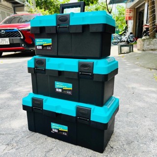 Hộp đựng dụng cụ 2 tầng đa năng Gofuther – Thùng đựng đồ nghề nhựa 14/17/19 inch chịu lực