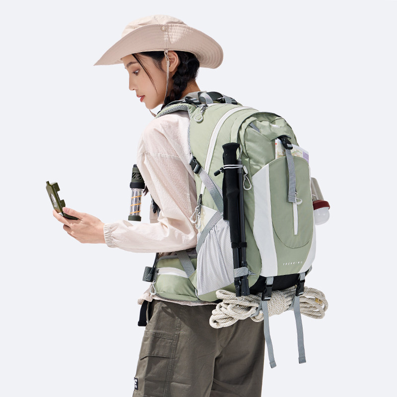 Túi leo núi chống nước chuyên nghiệp ngoài trời CAMEL CROWN 2025, Ba lô du lịch chống mài mòn