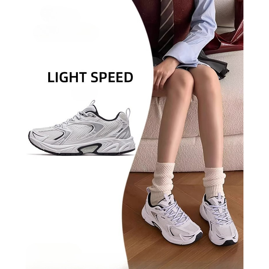 Giày CAMEL CROWN LIGHT SPEED Retro dành cho nam - Phù hợp chạy bộ hàng ngày, chống sốc hiệu quả