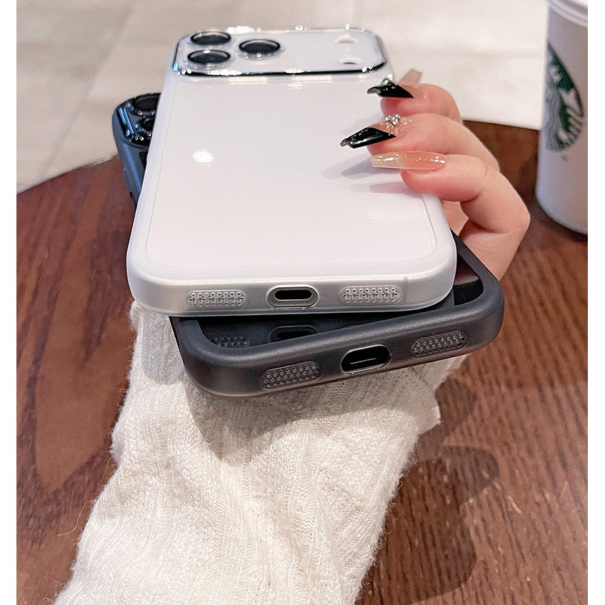 Dành Cho iPhone 17 / 17 Pro / 17 Air / 17 Pro Max Matte Case Silicon Trong Suốt Bảo Vệ Ống Kính Máy Ảnh
