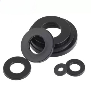 vòng đệm nhựa phẳng Long đền nhựa Đen các cỡ M2 / M2.5 / M3 / M4 / M5 / M6 【 JYD-ZZ-Z】