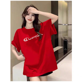 HIIXIIVI Mới Phong Cách Hàn Quốc In Hình Độc Đáo Áo Thun Cotton Thời Trang Oversize Áo Thun Tay Ngắn Nữ Quần Áo Rời Cổ Tròn Top Lives M746