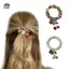 Dây buộc tóc co giãn đầy màu sắc Cherry dành cho nữ Cô gái Trang trí tóc ngọt ngào Dây buộc tóc Scrunchie Phụ kiện tóc pha lê EMKK
