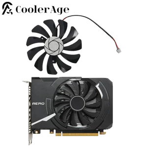 Ii85MM HA9010H12F-Z GTX1650 2Pin Quạt Card Video Cho MSI GeForce GTX 1650 AERO ITX 4G OC Card Đồ Họa Thay Thế Quạt Làm Mát *