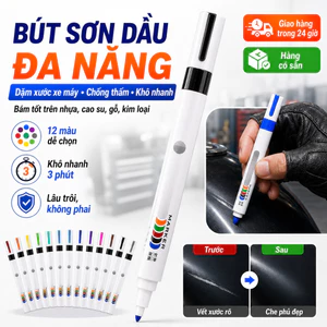 🔥Giá sốc🔥Bút sơn marker không phai màu | Bút sơn dầu bổ sung sơn xe | Bút sơn đa dụng chống thấm nhanh khô