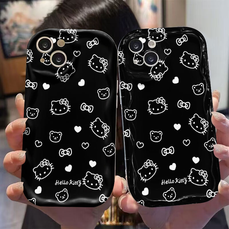 Ốp Lưng Cho Samsung Galaxy S26 S25 S24 S23 S21 S22 Plus Ultra 20 FE J7 Prime A03 A03S A02 A02S M02 A12 M12 A20 A30 Kem Vồng Cong Edge Motif Sáng Tạo Thiết Kế NYKB136