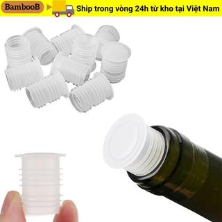BAMBOOB 10 / 20 Cái / bộ Nút Chặn Rượu Bia Dùng Một Lần Làm Rượu Chai Niêm Phong