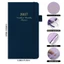 GETVOW Kế hoạch hàng tuần, Ruy băng da Bookmark 2027 Sổ tay lập kế hoạch, Dây đàn hồi Bút lập kế hoạch vòng lặp Sổ tay học tập Lập kế hoạch
