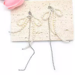 Phong Cách Hàn Quốc Ánh Sáng Sang Trọng Pha Lê Thanh Lịch Nơ sel Tòn Ten Bông Tai Nữ Thời Trang Thanh Lịch sel Trang Sức Dự Tiệc Quà Tặng VN