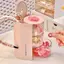 Photoframe Hộp đựng mỹ phẩm xoay 360 độ Chống bụi Đa chức năng để trang điểm Vanity Storage VN
