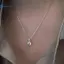 Kudosation Thời Trang Bạc 925 Tròn Zircon Nelace Phong Cách Tối Giản Quyến Rũ Choker Mặt Dây Chuyền Dự Tiệc Quà Tặng Cho Nữ Trang Sức Mỹ Đẹp