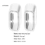 < CarFashion > 2 Chiếc Vòng Giữ Dây Đeo Đồng Hồ Thay Thế Silicon Mềm 18 Mm / 20 Mm Dây Đeo Đồng Hồ Giữ Vòng Giữ Cho Garmin Vivoact