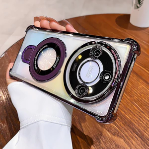 Bảo vệ ống kính máy ảnh trong suốt cho Honor X9B X9A X9b X9a X9C X9D X9c X9d 5G Ốp lưng thẩm mỹ Vỏ điện thoại trong suốt chống sốc