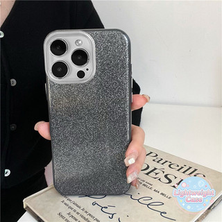 Ốp Lưng Cho IPhone 16 17 11 15 13 14 12 Pro Max 15 16 Plus air X XR XS Max Bìa mềm IMD bột lấp lánh thời trang
