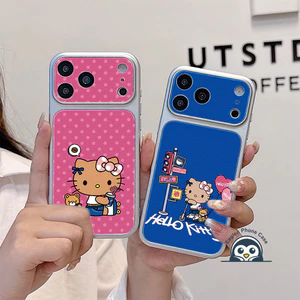 Y2K Dễ Thương Thành Phố Đen Hottie KittyCat Ốp Lưng Điện Thoại Xiaomi 17 Pro Max 15 15T 14 14T 13 13T 12 Ultra 12T 12S 12X Mi 11i 11X 11 Lite Pro 5G 4G Bao Da PU Vỏ Mềm Chống Rơi