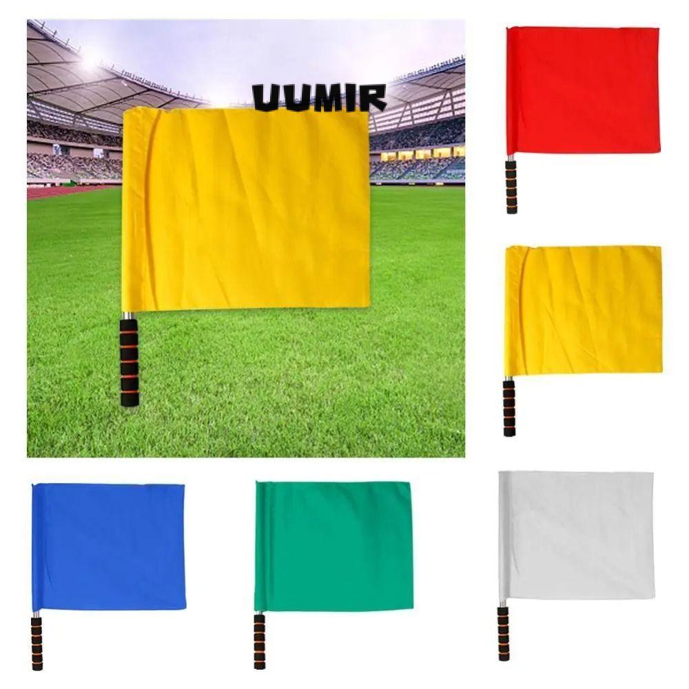 UUMIR Linesman Cờ, Cờ trọng tài bóng đá chuyên nghiệp bằng thép không gỉ, Cờ phát hành cụ thể thi đấu nhiều màu