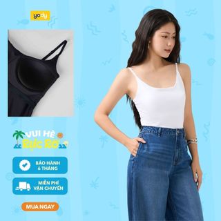 [BST Comfort Me-We] Áo hai dây bra nữ YODY vải mềm mại nhẹ nhàng thông thoáng WCCM26S002