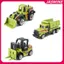 JASMINE 6 Cái / bộ Đồ Chơi Giáo Dục Hợp Kim Nhựa Kỹ Thuật Tru Xe Xây Dựng Mô Hình Xe Máy Xúc Máy Kéo Máy Xúc Cho Trẻ Em Quà Tặng JASMINE