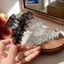 MAKY 1 Kẹp Tóc Phong Cách Mới Phong Cách Ins Thanh Lịch Với Họa Tiết Ren Acetate Cho Ba Đầu; Kẹp Móng Vuốt Phong Cách Hàn Quốc VN