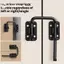 GE Thép không gỉ 90 độ 180 độ Punch Free Door Chốt chống trộm Bule cho cửa hàng văn phòng An ninh Lo VN